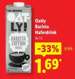 Lidl Oatly Barista Haferdrink Angebot