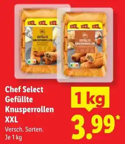 Lidl Chef Select Gefüllte Knusperrollen XXL Angebot