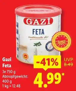 Lidl Gazi Feta Angebot