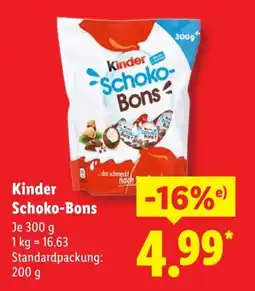 Lidl Kinder Schoko-Bons Angebot