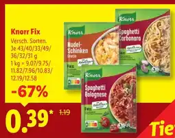 Lidl Knorr Fix Angebot
