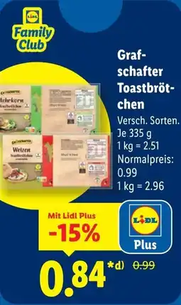 Lidl Graf schafter Toastbrötchen Angebot