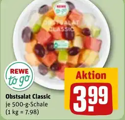 REWE REWE to go Obstsalat Classic Angebot
