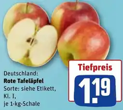 REWE Rote Tafeläpfel Angebot