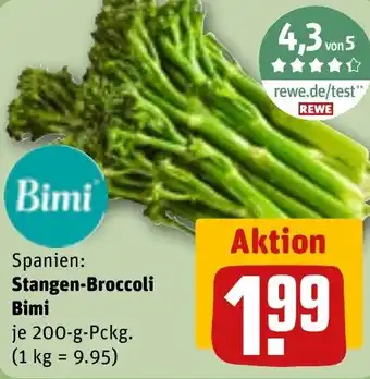 REWE Stangen-Broccoli Bimi Angebot