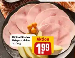 REWE Alt Westfälischer Metzgerschinken Angebot