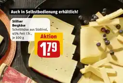 REWE Stilfser Bergkäse Angebot