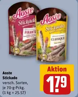 REWE Aoste Stickado Angebot