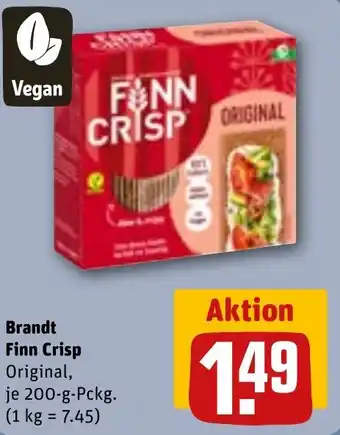 REWE Brandt Finn Crisp Original Angebot