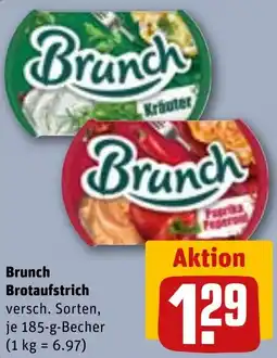 REWE Brunch Brotaufstrich Angebot