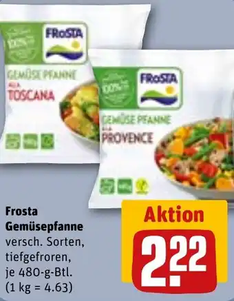 REWE Frosta Gemüsepfanne Angebot