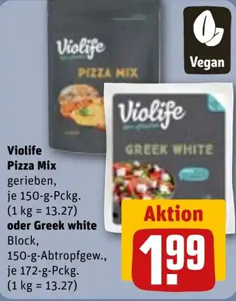 REWE Violife Pizza Mix oder Greek white Angebot