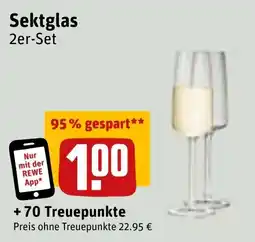 REWE Sektglas 2er-Set Angebot