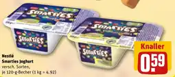 REWE Nestlé Smarties Joghurt Angebot