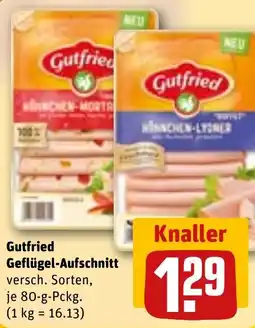 REWE Geflügel-Aufschnitt Angebot