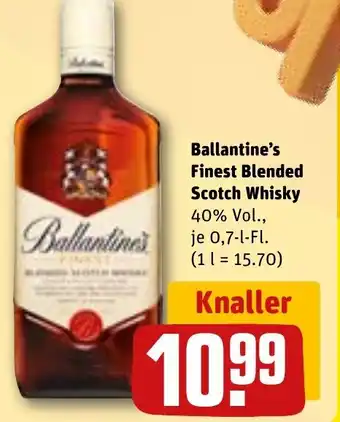 REWE Ballantine's Finest Blended Scotch Whisky Angebot