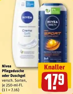 REWE Nivea Pflegedusche oder Duschgel Angebot