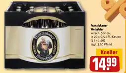 REWE Franziskaner Weissbier Angebot