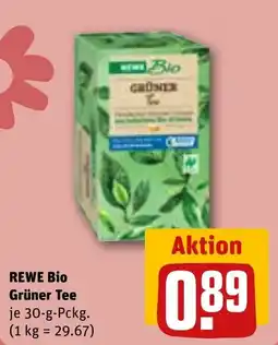 REWE REWE Bio Grüner Tee Angebot
