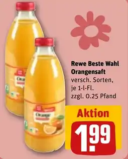 REWE Rewe Beste Wahl Orangensaft Angebot