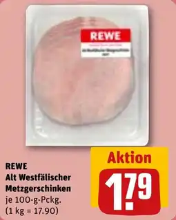 REWE REWE Alt Westfälischer Metzgerschinken Angebot