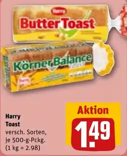 REWE Harry Toast Angebot