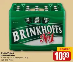 REWE Brinkhoff's No. 1 Premium Pilsener Angebot