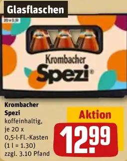 REWE Krombacher Spezi Angebot