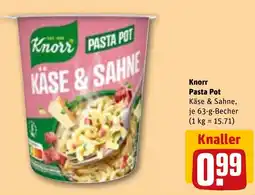 REWE Knorr Pasta Pot Käse & Sahne Angebot