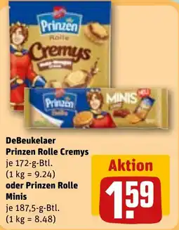 REWE DeBeukelaer Prinze oder Prinzen Rolle Minis Angebot