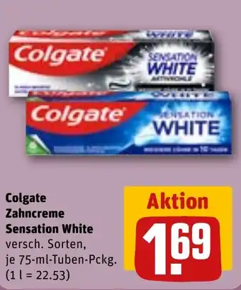 REWE Colgate Zahncreme Sensation White Angebot