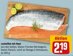 REWE Lachsfilet mit Haut Angebot