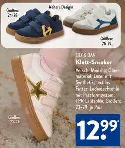Aldi Süd LILY & DAN Klett-Sneaker Angebot