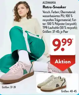 Aldi Süd ALDIMANIA Retro-Sneaker Angebot