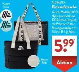 Aldi Süd ALDIMANIA Einkaufstasche Angebot