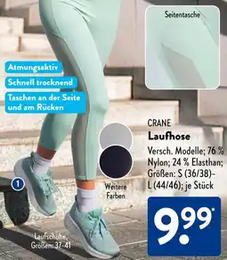 Aldi Süd CRANE Laufhose Angebot