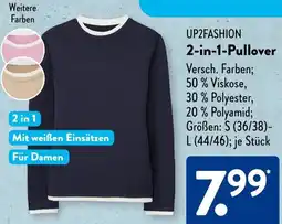 Aldi Süd UP2FASHION 2-in-1 Pullover Angebot