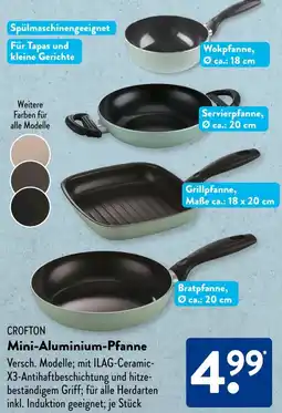 Aldi Süd CROFTON Mini-Aluminium-Pfanne Angebot
