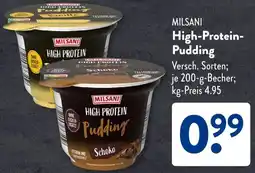 Aldi Süd MILSANI High-Protein Pudding Angebot