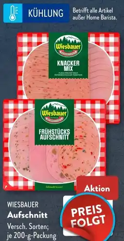 Aldi Süd WIESBAUER Aufschnitt Angebot