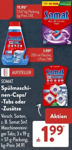 Aldi Süd SOMAT Spülmaschinen-Caps/ Tabs oder Zusätze Angebot
