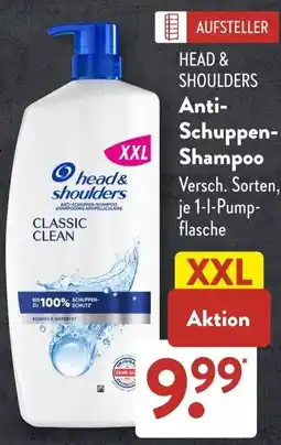 Aldi Süd HEAD & SHOULDERS Anti Schuppen Shampoo Angebot