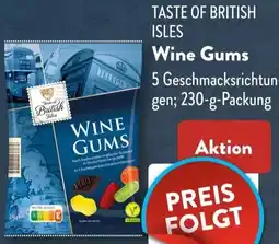 Aldi Süd TASTE OF BRITISH ISLES Wine Gums Angebot