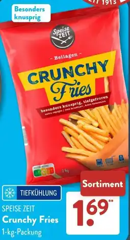 Aldi Süd SPEISE ZEIT Crunchy Fries Angebot