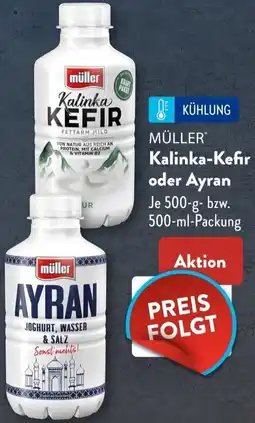 Aldi Süd MÜLLER Kalinka-Kefir oder Ayran Angebot