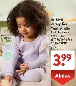 Aldi Süd LILY & DAN Jersey-Set Angebot