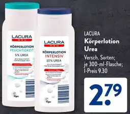 Aldi Süd LACURA Körperlotion Urea Angebot