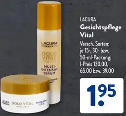 Aldi Süd LACURA Gesichtspflege Vital Angebot