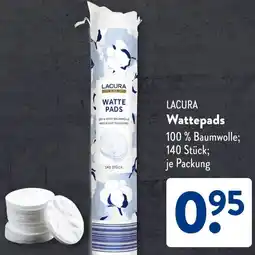 Aldi Süd LACURA Wattepads Angebot
