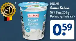 Aldi Süd MILSANI Saure Sahne Angebot